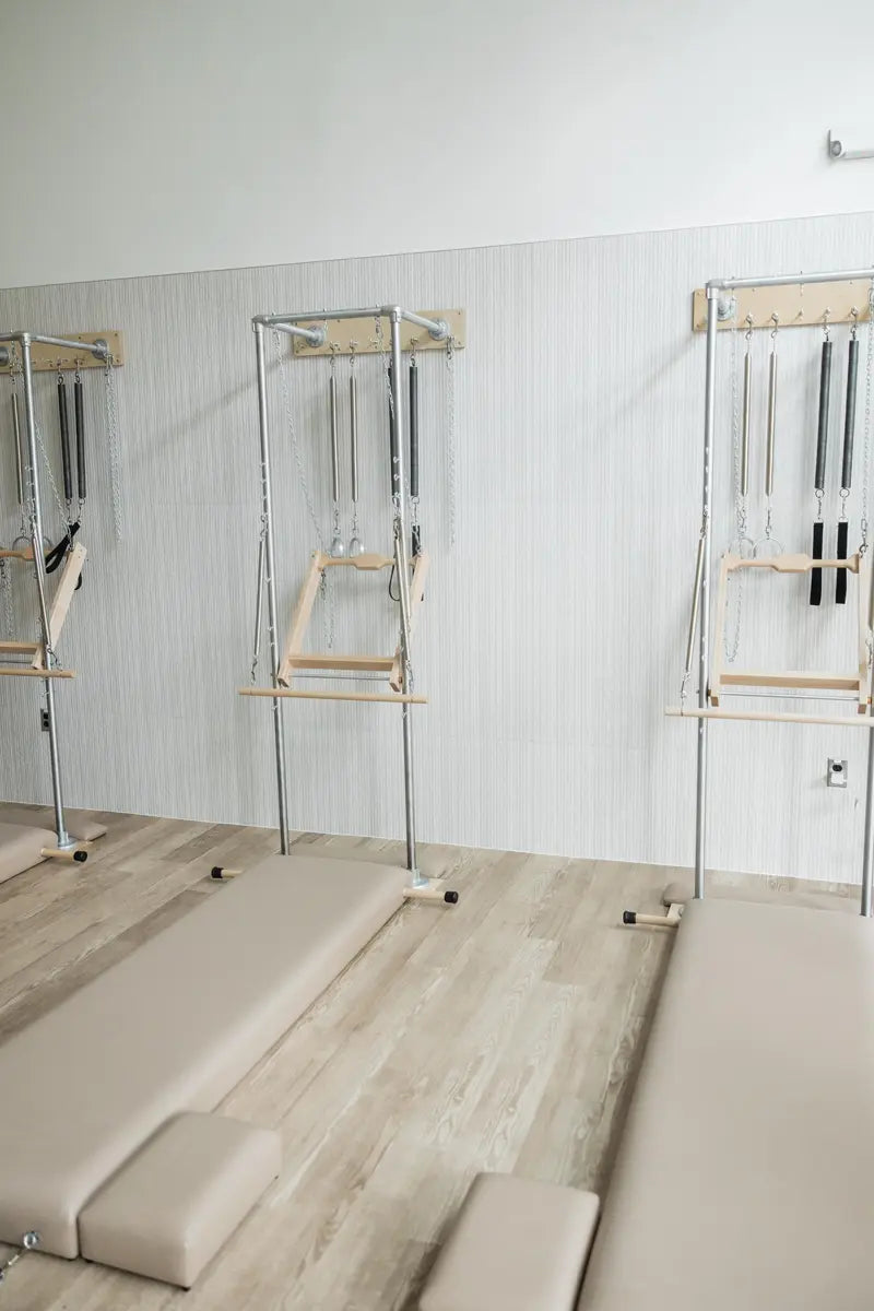 Gratz Pilates apparatus Studio Wall Units in the color Bisque
