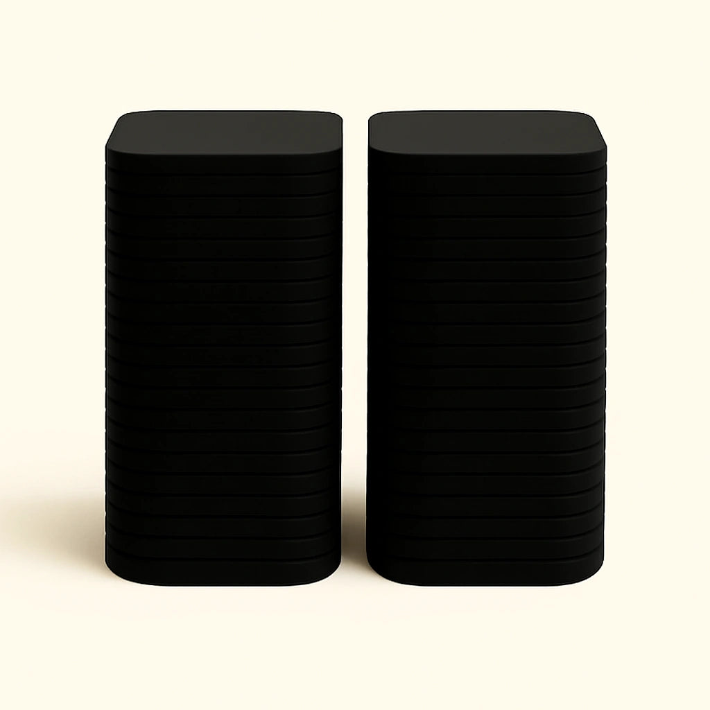 Pilates Thin Rubber Pads (20 Pair)