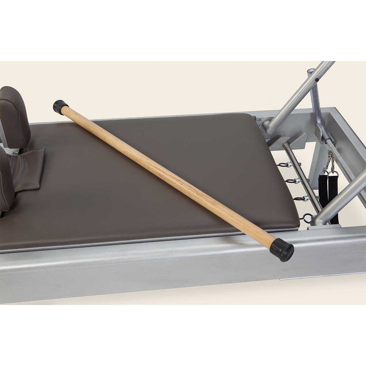 89" Archive Reformer Pilates Equipment In Aluminum