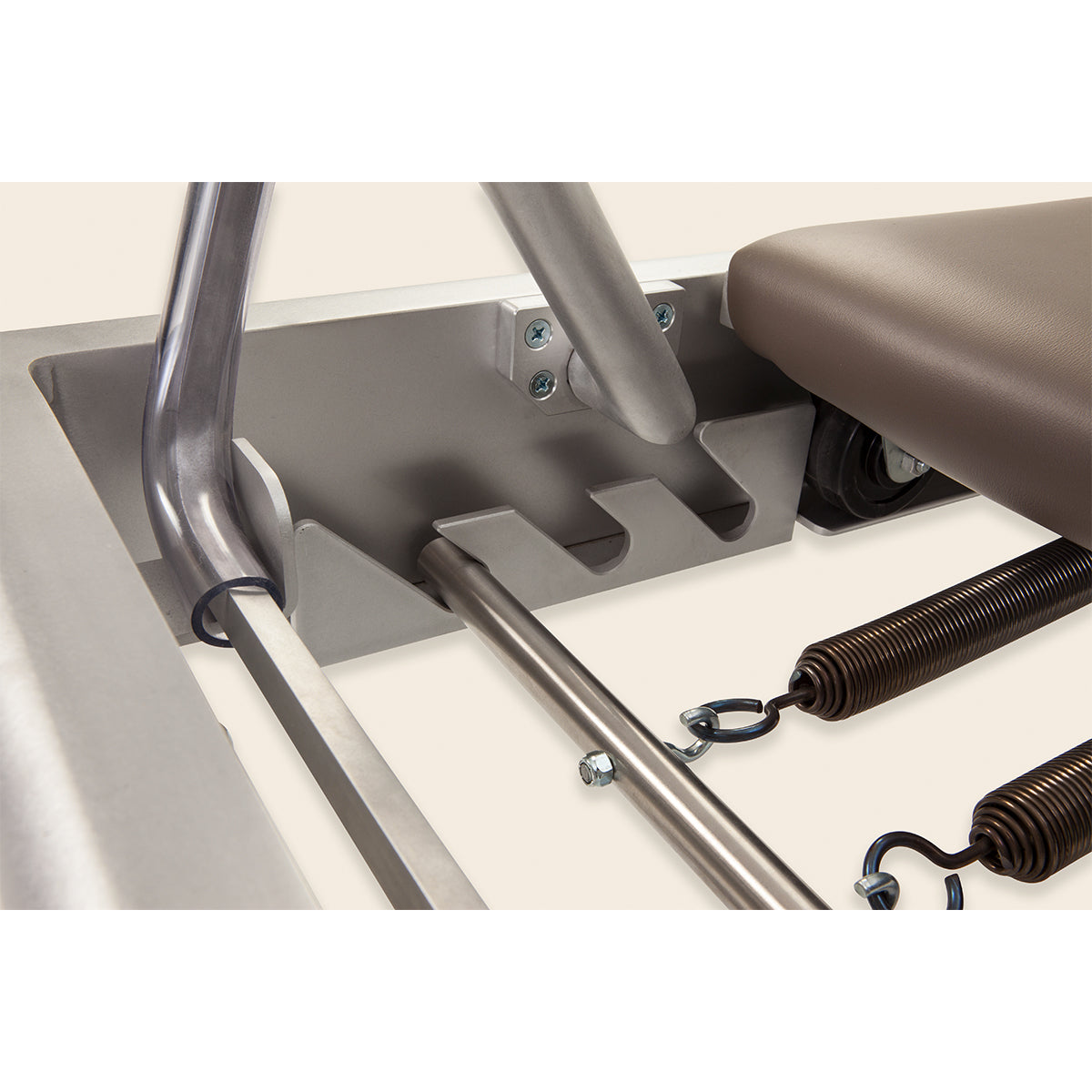 89" Archive Reformer Pilates Equipment In Aluminum