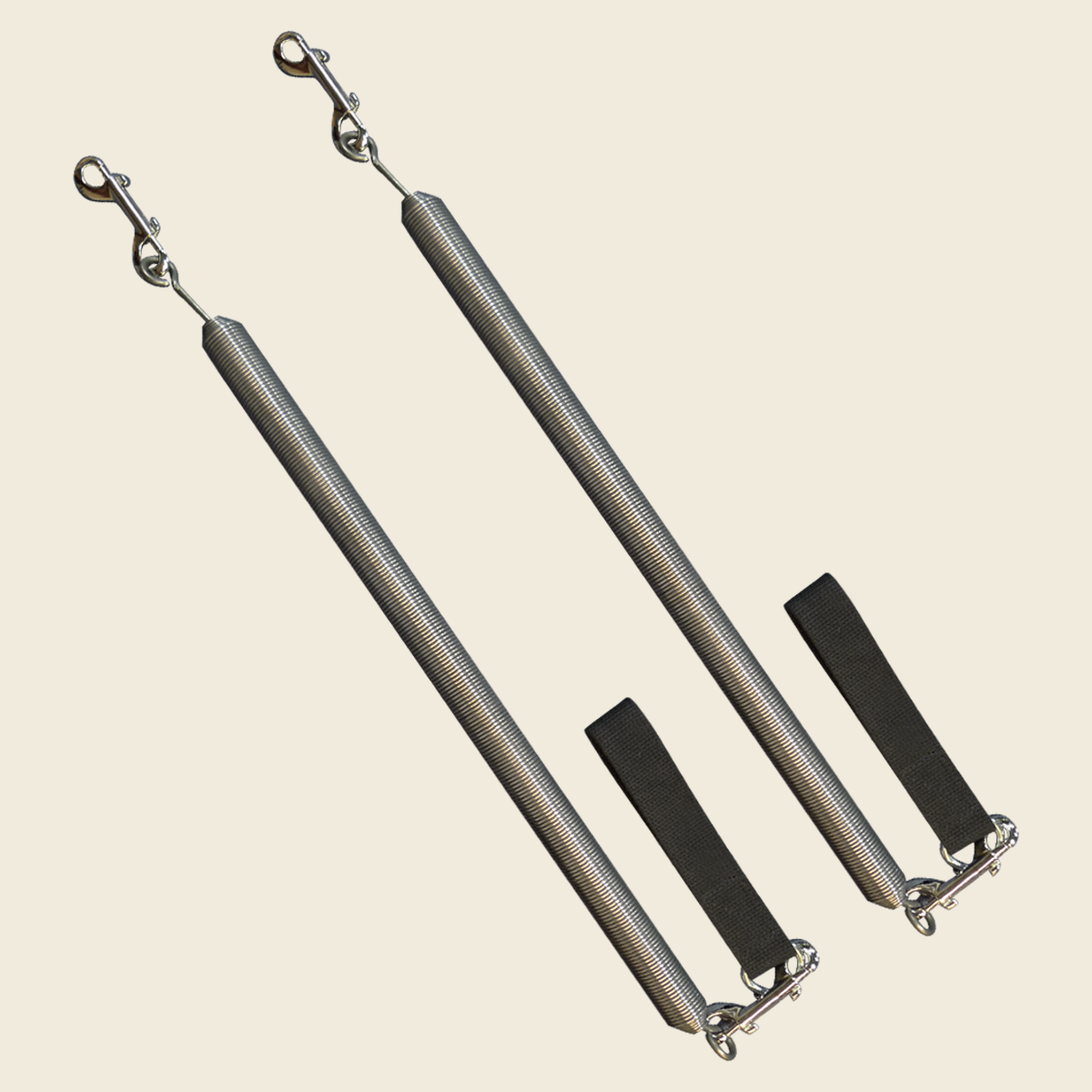 Arm Springs With 5" Loop Straps & Double Hooks Assembly