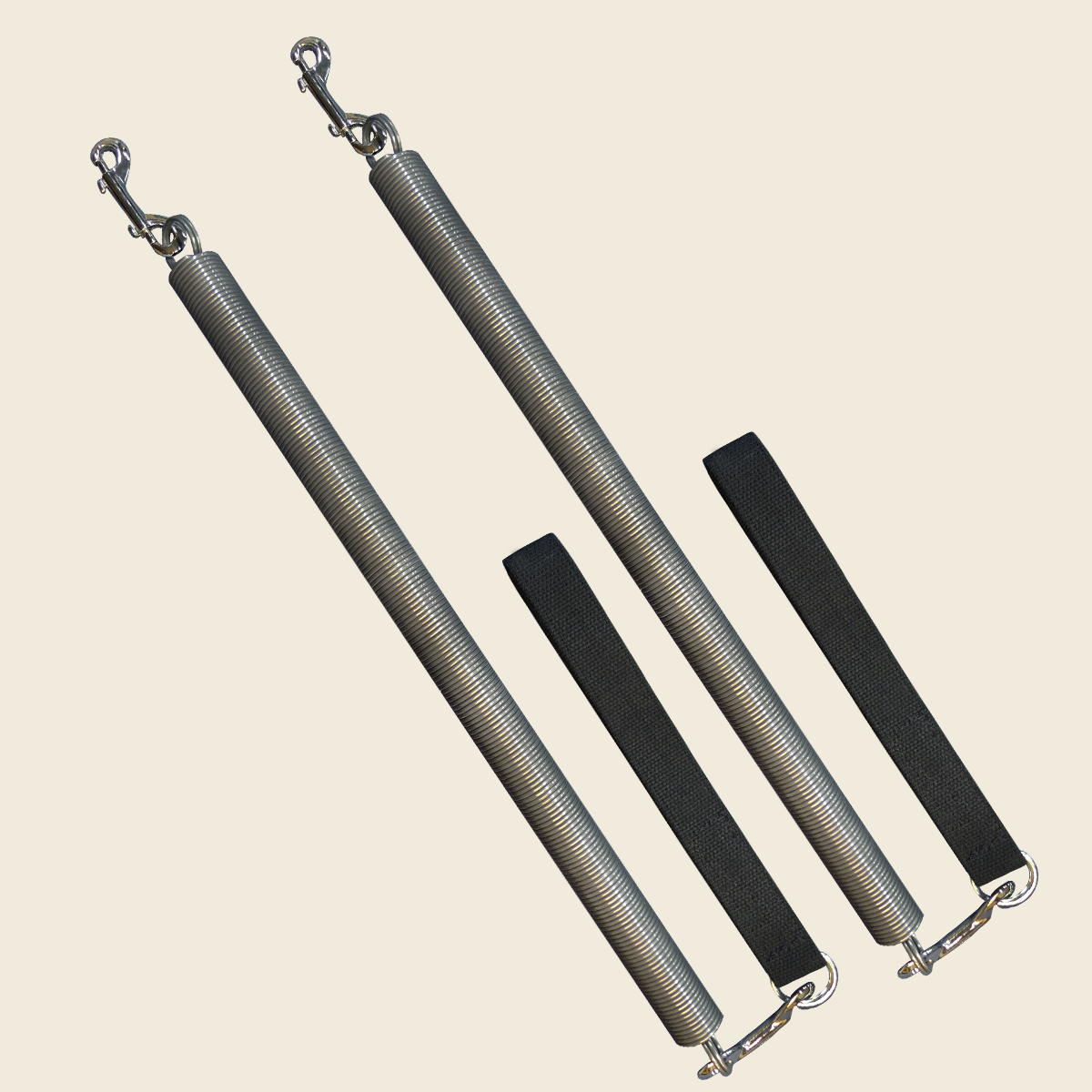 GRATZ PILATES LEG SPRINGS WITH LOOP &amp; DOUBLE HOOKS ASSEMBLY